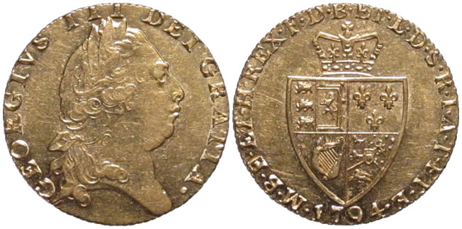 Britain guinea 1794