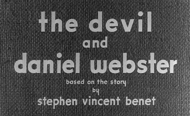 Devil and Daniel Webster