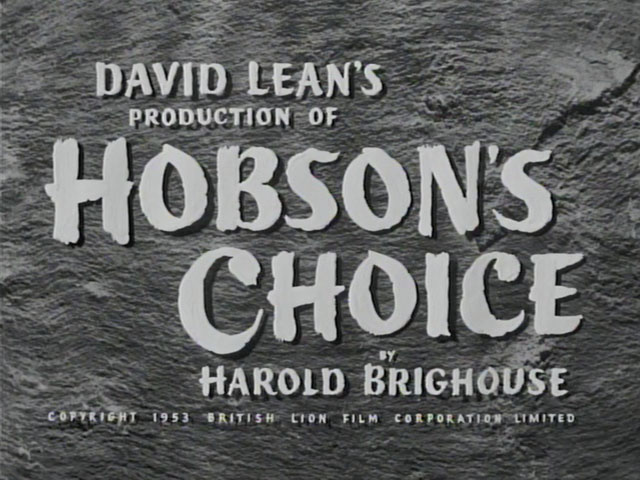 Hobson's Choice