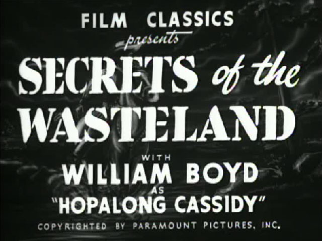 Hopalong Cassidy Secrets