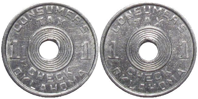 Tax Token Oklahoma Aluminum Consumers One