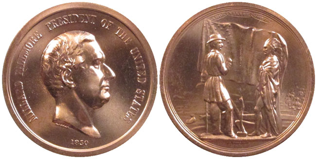 Millard Fillmore Medal Heavy