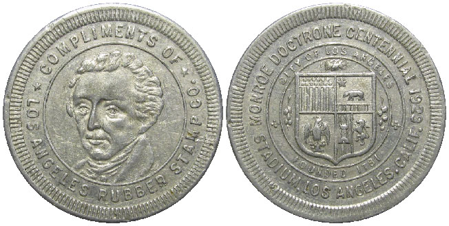 LARSC President Monroe prop coin