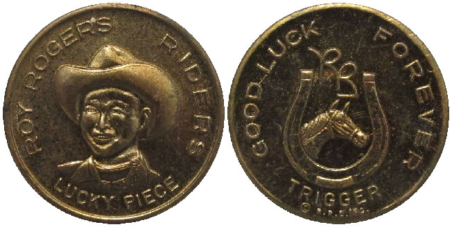 Token Roy Rogers Good Luck