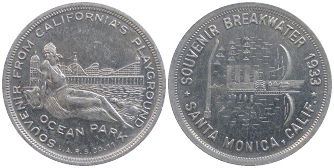 Santa Monica Ocean Park token